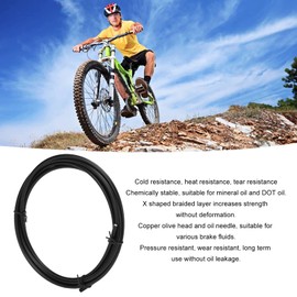 YYQTGG Hydraulic Disc Brake Hose Kit, 5.5mm OD High Strength Braided Suitable for Bike Compatible with BH59 BH90, Avid Sram, Magura