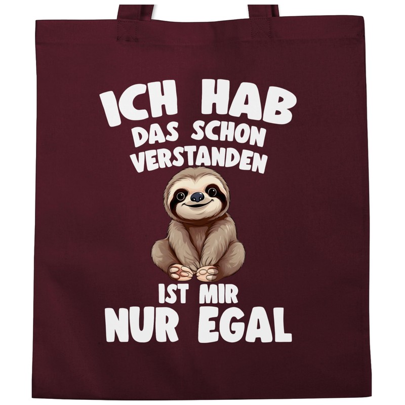 Shirtracer - Cotton Bag - Ich hab das schon verstanden
