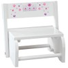Fox Valley Traders Children's White Princess Step Stool