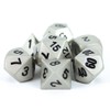Paladin Roleplaying Silver Metal DND Dice - Full Polyhedral Set