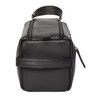 Real Leather Wash Bag for Mens Shaving Kit Toiletries Travel