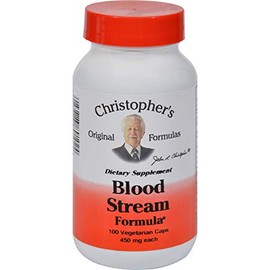 Christopher's Original Formulas Blood Stream Formula - Blood Circulation Supplements - Supports Vein Elasticity, Clean & Pure Bloodstream