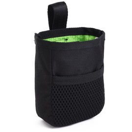 Sourire vivre Golf Ball Case, Open and Remove Quickly, One-touch Opening and Closing, 2-Way Installation, Belt Loops & Hook, Recommended Storage of 3 Balls (Up to 4 Pieces), Golf Ball Pouch, Accessory Storage, (Black)