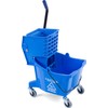 Carlisle FoodService Products Mop Bucket with Side-Press Wringer for Floor