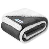 PetAmi Premium Waterproof Soft Sherpa Pet Blanket by Cozy, Comfortable,