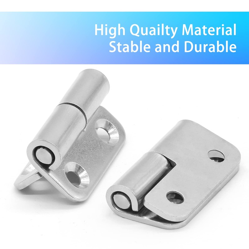 Bonsicoky 6 Pcs Stainless Steel Left Lift-Off Hinges, 1.5 Inch