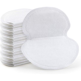almohadillas para orejas para el sudor de las axilas, calidad premium, para luchar contra la hiperhidrosis [100 unidades] para hombres y mujeres, cómodas, no visibles, extra adhesivas, protectores de vestimenta desechables, protección contra las axilas si