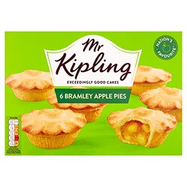 Mr Kipling Bramley Apple Pies 6x59g 354g