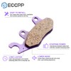 ECCPP Brake Pads Fits for Yamaha Rhino 700 2008 2009