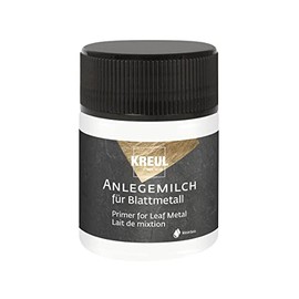 KREUL 99450 - Latte di miscelazione 50 ml Adesivo liquido speciale a base d'acqua per l'applicazione di fogli metallici