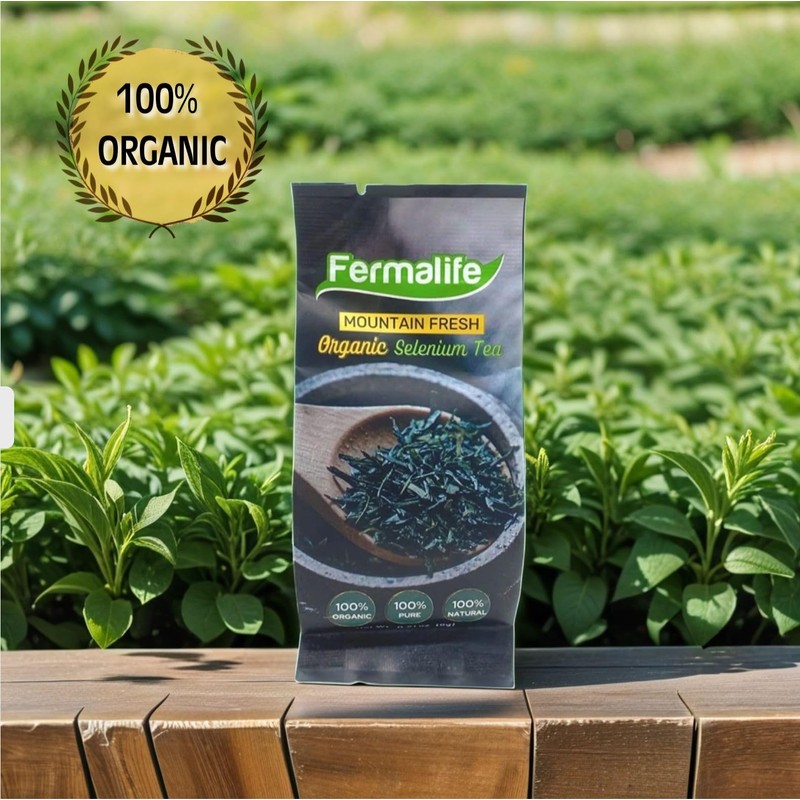 FERMALIFE Organic Mountain Fresh Pure Selenium Loose Leaf Tea, Roasted