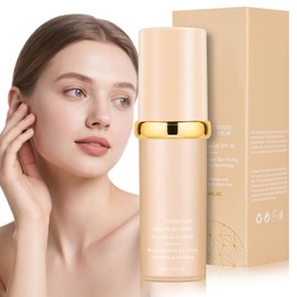AUYAO 4 in 1 Colour Changing Foundation SPF50 Foundation Liquid Medium Spectrum Foundation, Moisturizer Full Coverage Foundation for Mature Skin, 30ML Liquid Concealer for Long Lasting(Skin Color)
