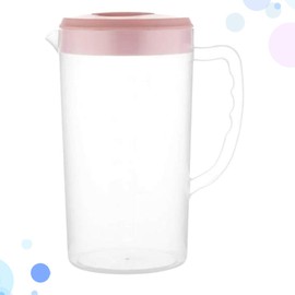 OSALADI Drink 2200ml Beverage Pitcher Large Capacity Pitcher Water Pitcher with Lid Heavy Duty Water Pitcher Beverage Serveware () 1 Gallon Pitcher