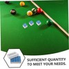 Kisangel Snooker Chalk 12pcs Pool Chalk Cubes for Tournaments Home