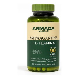Ashwagandh +l-teanina 90 Capsulas Sin Sabor