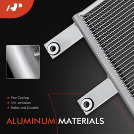 A-Premium Air Conditioning A/C Condenser Compatible with Freightliner FL112 2001, FL60, FL70, FL80, Columbia, Century Class 2000, Replace# 2232466000, 2232466001