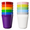 Muulaii Set of 12 Kids Plastic Cups- 8 oz Children