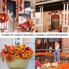 LED light chain autumn leaves garland