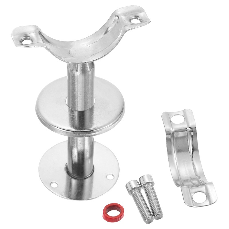 sourcing map 2 Pack Pipe Support, Stainless Steel Pipe Support