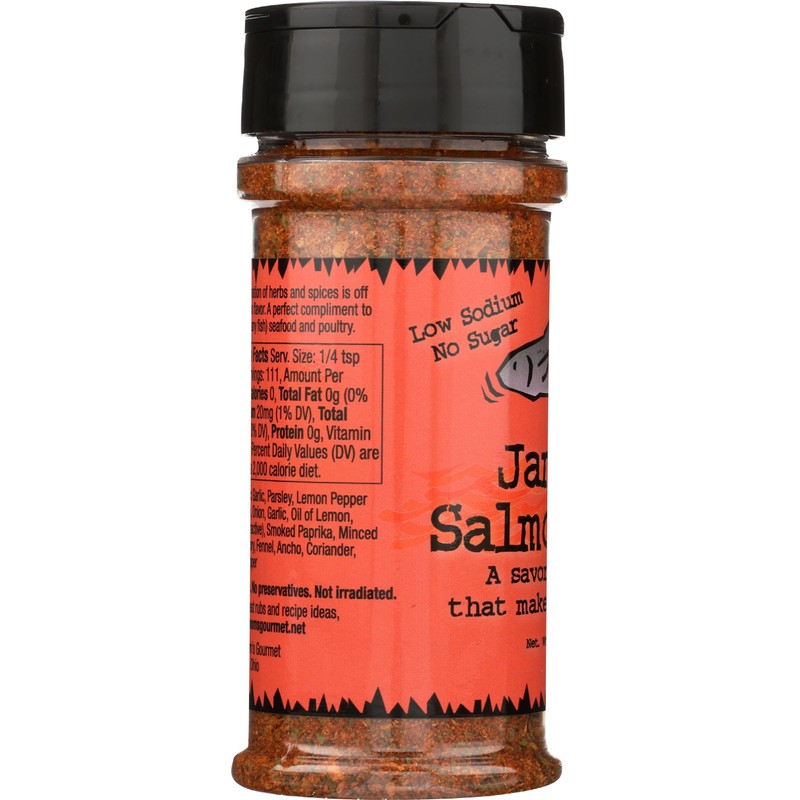 Moms Gourmet, Rub Jammin Salmon, 4.5 Ounce