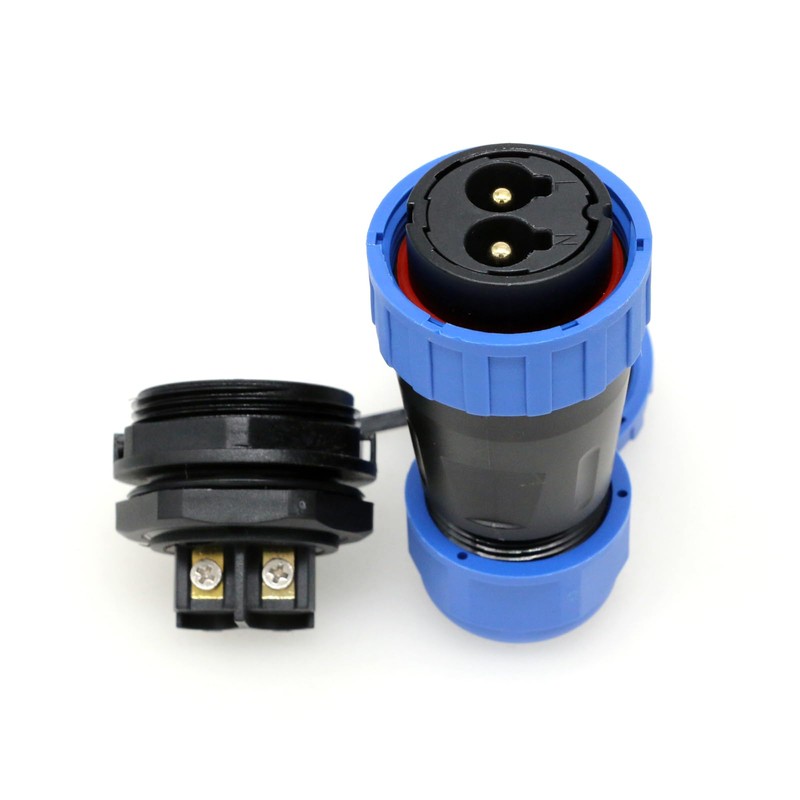 ZBLZGP TY28 Solderless Plug Socket IP68 Waterproof Connector 2-9 Pin