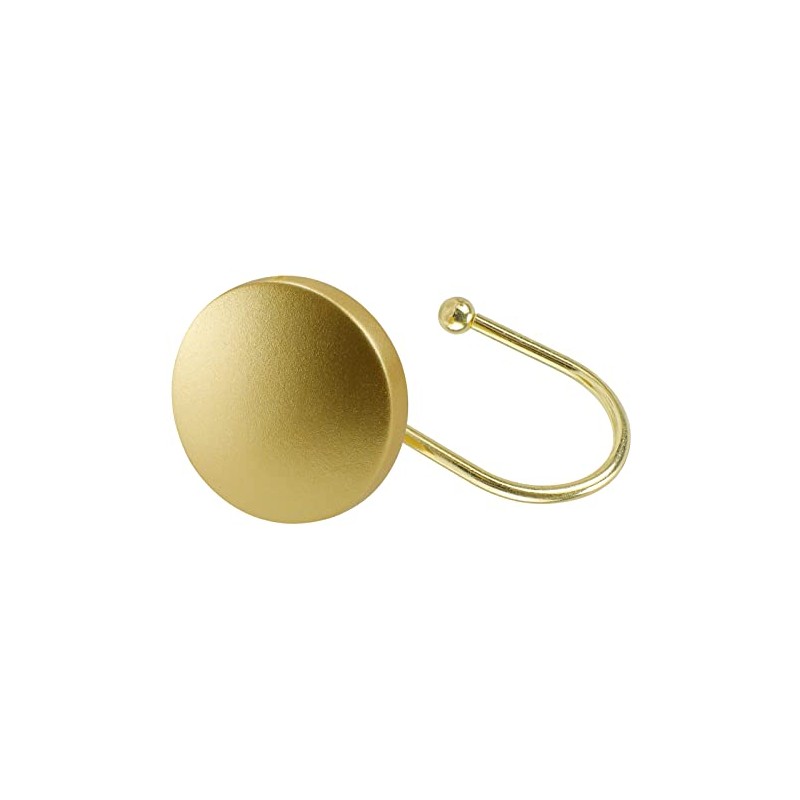 Ganchos decorativos para cortina de ducha, anillos de ducha de