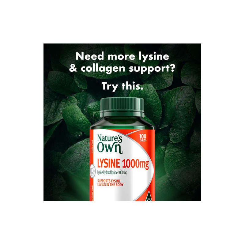 Nature's Own Double Strength Cold Sore Relief 100 Tablets