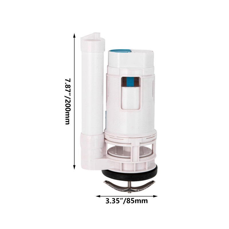 White 18cm Height Water Tank Connected Dual Flush Fill Toilet