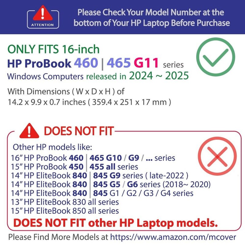 mCover NEW mCover® Hard Case for 2024+ 16" HP ProBook