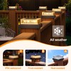 VOLISUN Solar Fence Post Cap Lights, 4x4 Solar Post Cap