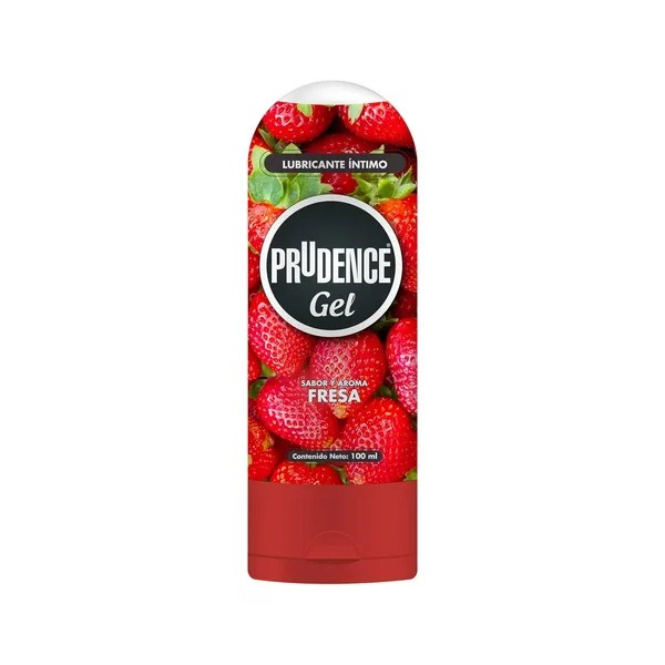 Lubricante Íntimo Prudence Gel Sabor y Aroma Fresa 100ml