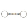 BLUE ALLOY LOOSE RING WITH LOZENGE Stainless Steel Blue Sweet