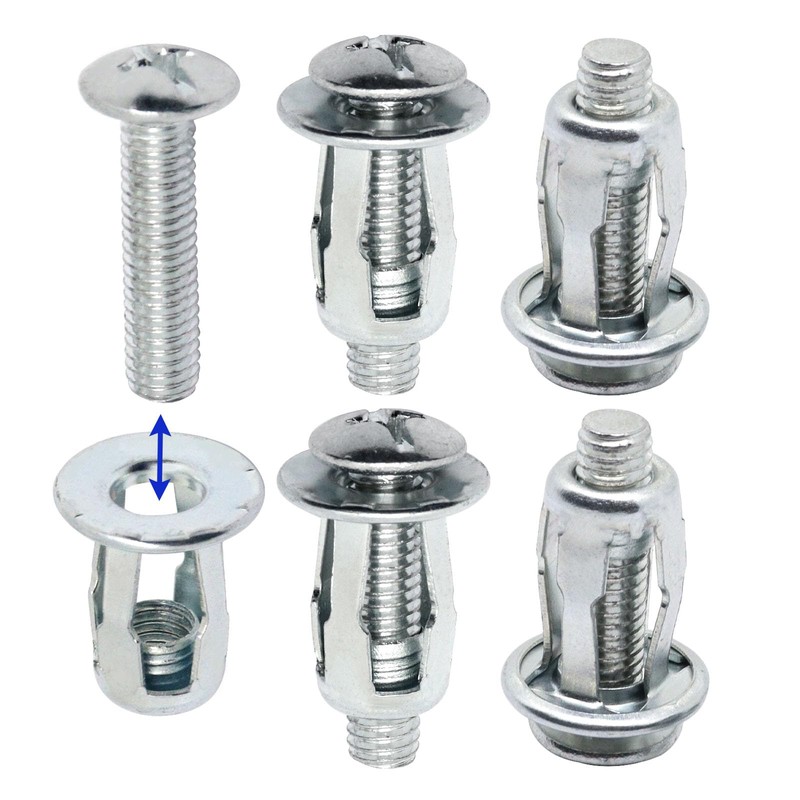 BENLIUDH 20pcs Hollow Wall Anchors for Thin Walls Heavy Duty,
