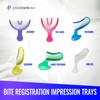 35 Quadrant Dental Bite Registration Impression Trays, 1 Box of