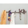 Cast Iron Birds On Branch Hanger with 6 Hooks |