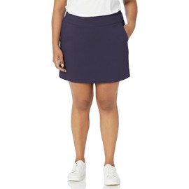 Zac & Rachel Women's New Millennium Pull-On Skort, Navy Blazer, 14