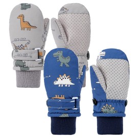 Yoofoss Children's Ski Gloves, Snowboard Gloves, Warm Waterproof Snow Gloves, Windproof Winter Mittens for 4-8 Years, Girls, Boys, Skiing, Riding, Running, Sports, Cycling