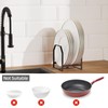 TIPSYTREE 2 Pack Small Kitchen Plate Organizer, Metal Dish Racks