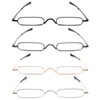 DXYXYO Mini Reading Glasses for Women Men 4 Pack Compact