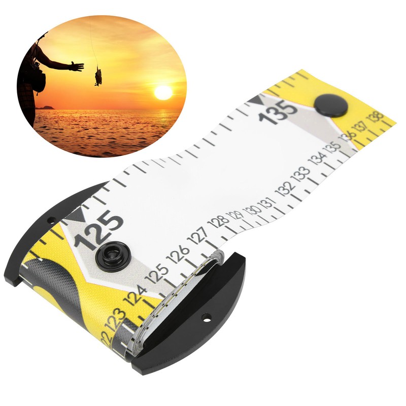 138x5cm Fish Measuring Ruler Fish Measuring Tape Waterproof Fishing Measurement