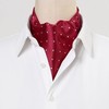 Allegra K Polka Dot Ascot Tie, Scarf, Cravat Tie, Formal