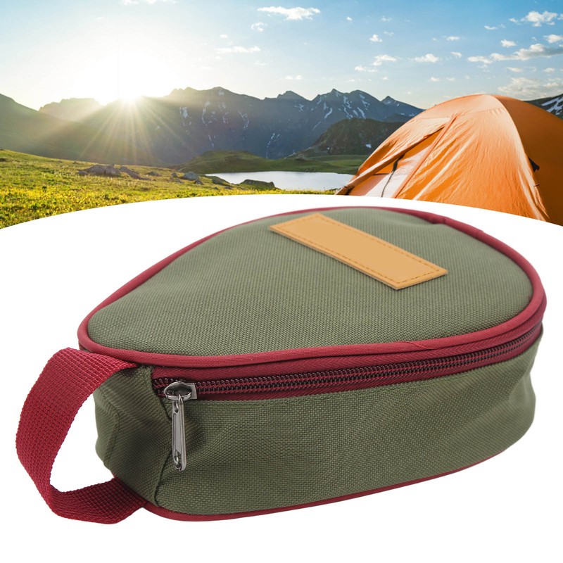 Camping Skillet Bag Zipper Design Skillet Storage Bag Camping Cookware