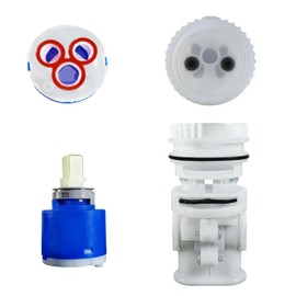 ALITZ Cartridge Combo kit for 92-298/97-013 Replacement Cartridge Compatible with Gerber, Danze Ceramic Cartridge & Pressure Balance Cartridge Combo kit for 92-298/97-013