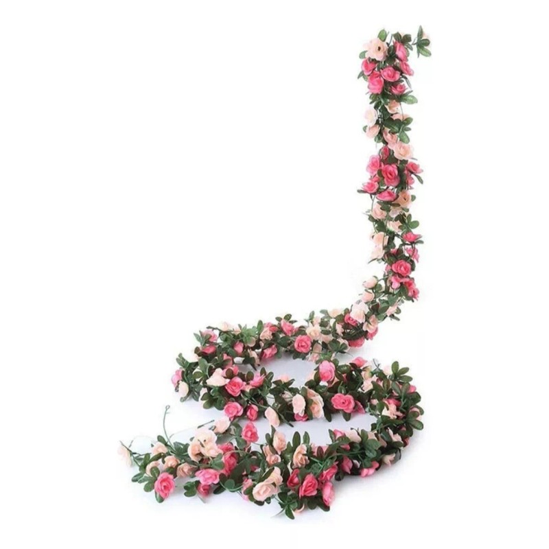 noved 5 Guias De Rosas Artificiales, Enredadera,decoracion 245cm