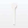 MUJI OEA29A3S Polypropylene Shower Brush, White, Total Length: Approx. 14.6