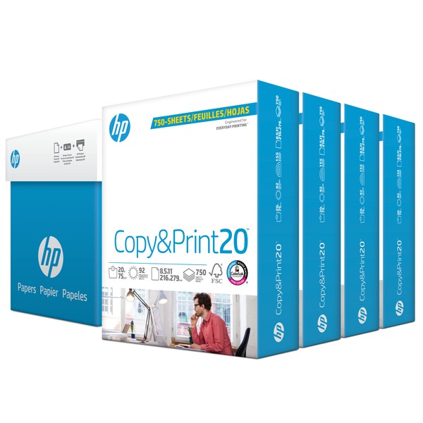 HP Printer Paper | 8.5 x 11 Paper | Copy
