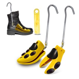 ElsaHomes Shoe Boot Stretcher Men Women,2 Pack Adjustable Shoe Boot Stretchers for Cowboy Boots Stretch Width Height for Men's/Women's Wide Thick Feet, Shoe Boot Expander for Size 7.5-13