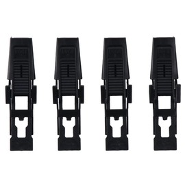 BYOBYO 4 Pcs Front Wiper Blade, DKW100020 Black Arm Retaining Clip Replacement Car Accessories Parts for Range Rover 2003-2012, for Discovery 2 1998-2004