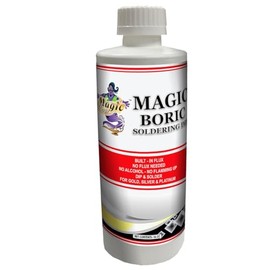 Magic Cast Magic Boric Soldering Dip (16oz Bottle) for Gold, Silver, and Platinum