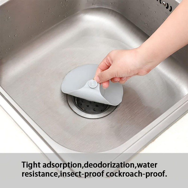 2Pcs Silicone Bathtub Stopper,Universal Sink Plug Bathtub Drain Stopper for